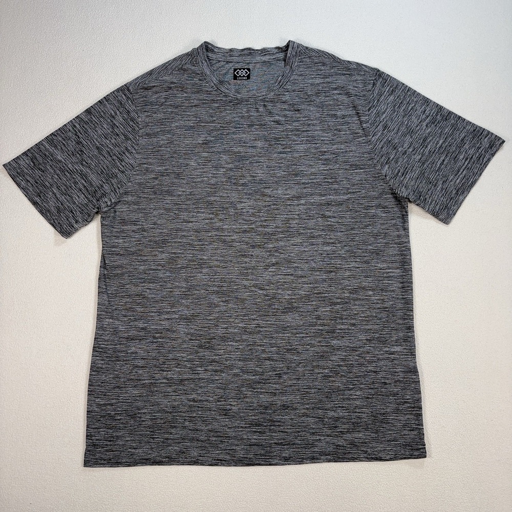 Leg3nd T-Shirt Men's M* Heathered Gray Soft Stretch Crew Neck Tee *READ*